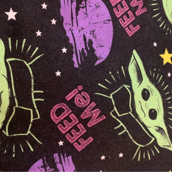 Star Wars Baby Yoda Feed Me WOMENS PJ/Lounge Pants Soft Size 3X - Picture 2 of 5